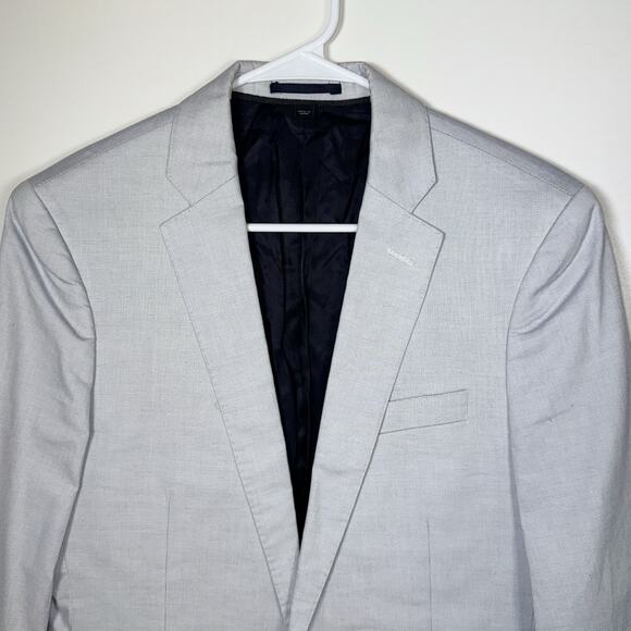 J.Crew Ludlow 36R J.Crew Ludlow Blazer Suit Jacket Mens Italian Cotton Tessuti - Picture 4 of 16